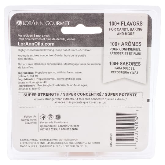 LorAnn Peach Flavor Twin Pack